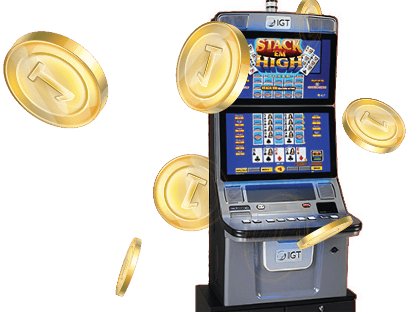 Blue Video Lottery Machine